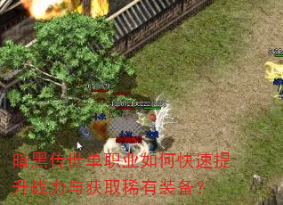 暗黑传世单职业如何快速提升战力与获取稀有装备? 暗黑传世单职业如何快速提升战力与获取稀有装备?